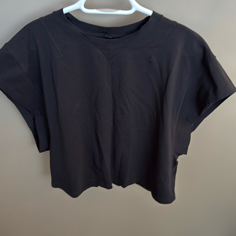 Lululemon Wide Sleeve Top - Black Sz Medium